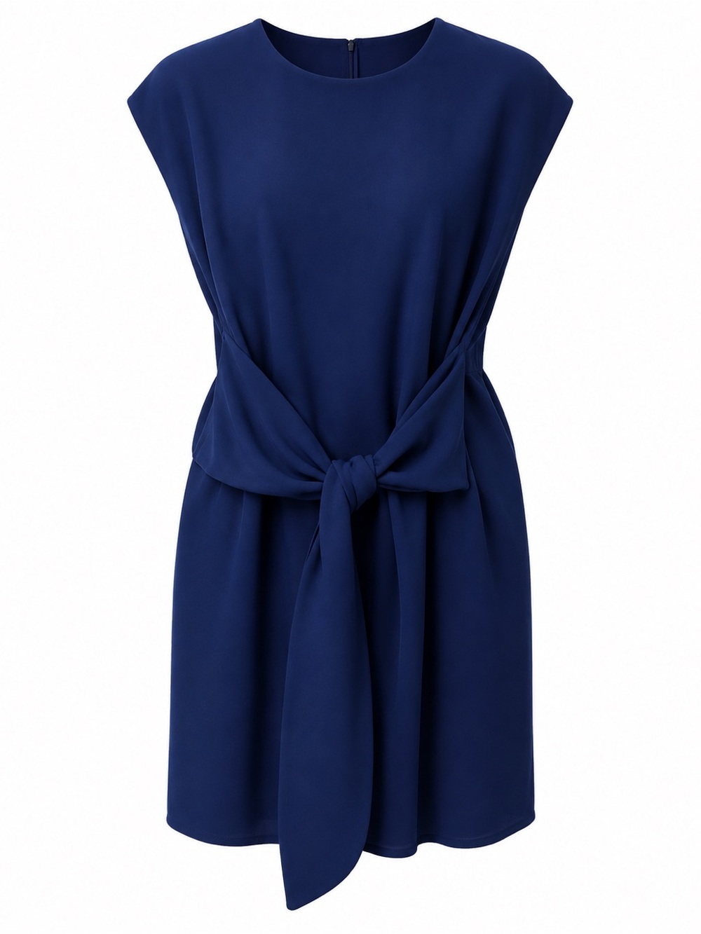 AQUA Bloomingdale’s Royal Blue Tie-Waist Mini Dress – Size XL